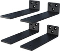 4-Pack 12 Inch Floating Shelf Brackets - Heavy Duty Hidden Support