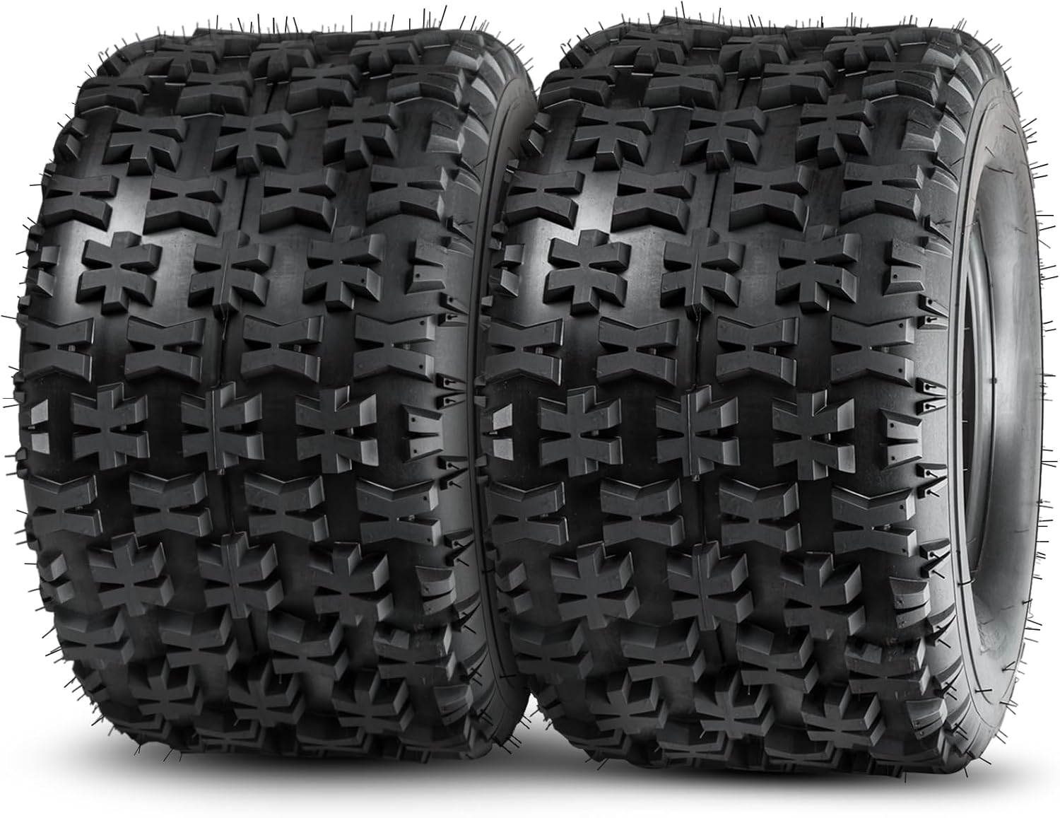 TRIPOWER 2PC 18x10-8 ATV UTV Tires for All Terrain Performance