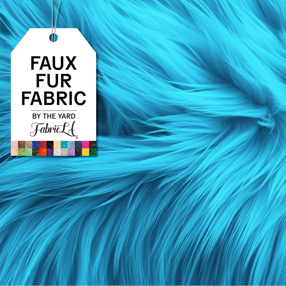 Faux Fur Fabric by FabricLA - Luxurious Crafting Material