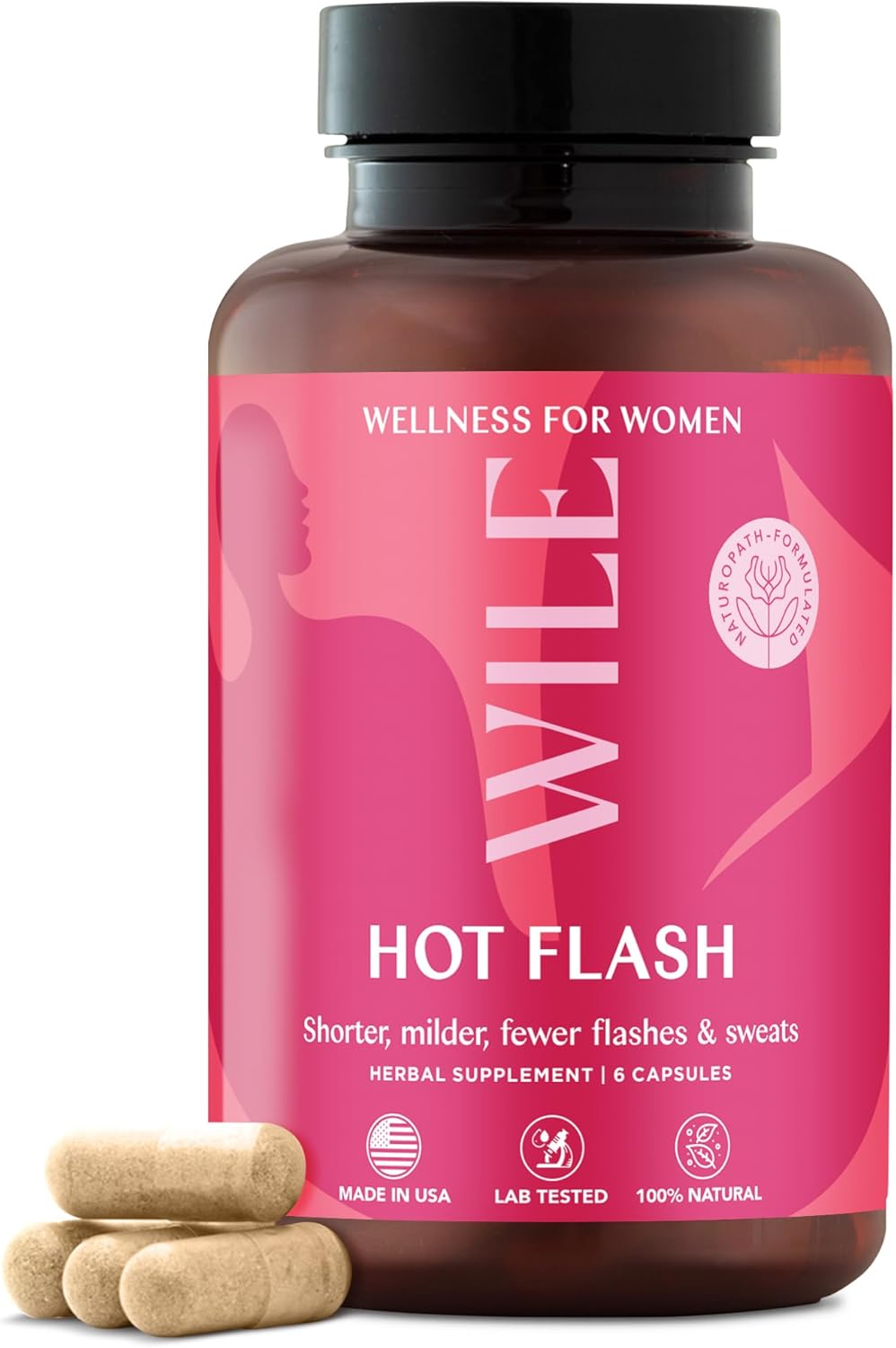 WILE Menopause Supplements for Hot Flashes and Night Sweats Relief
