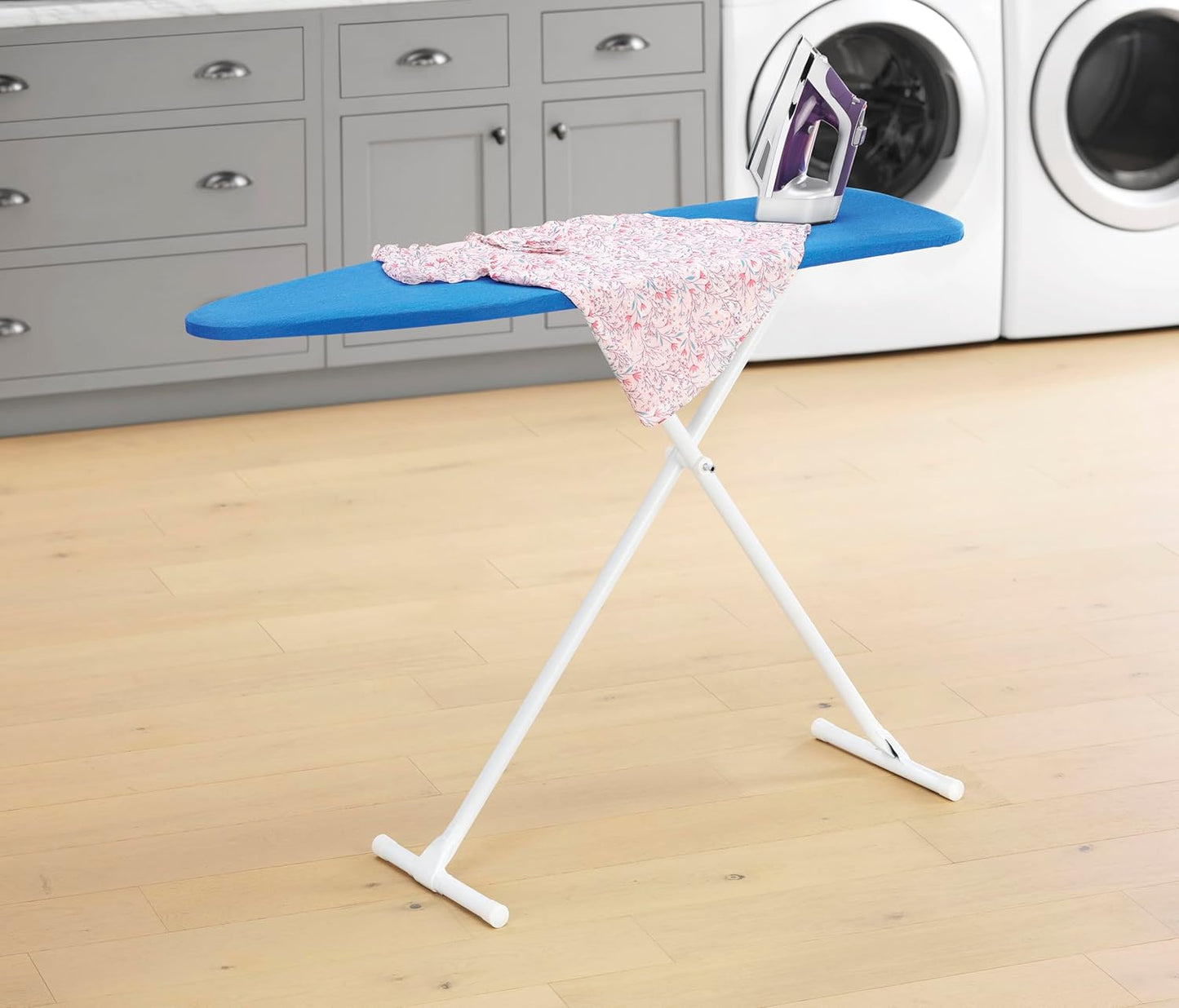 Whitmor T-Leg Ironing Board with Sturdy Metal Top and Frame