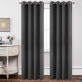 108 Blackout Curtains Set - Room Darkening Luxury