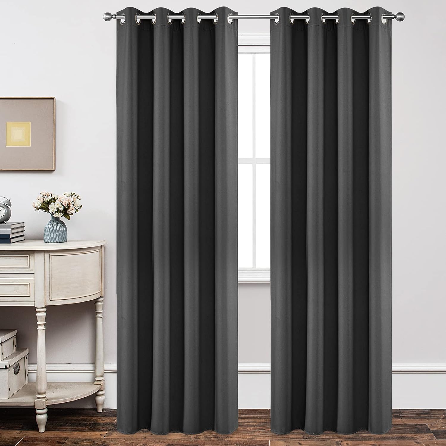 108 Blackout Curtains Set - Room Darkening Luxury