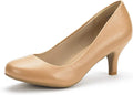 DREAM PAIRS Women's Dress Low 2.5-in Heel Pumps - Comfortable Fit