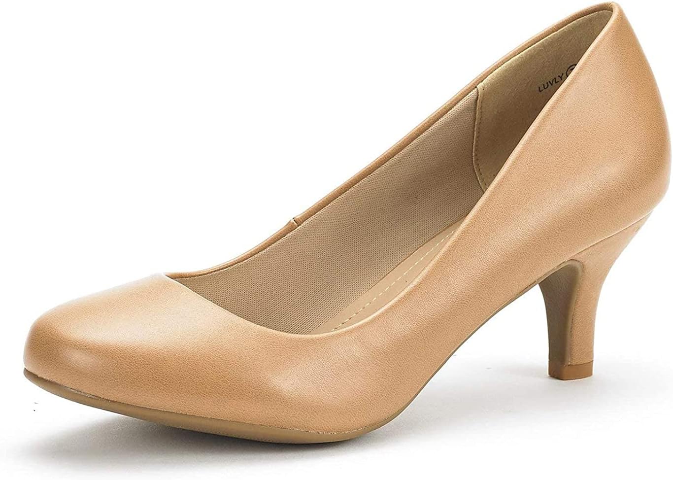 DREAM PAIRS Women's Comfortable Low Heel Pump Shoes for All Occasions
