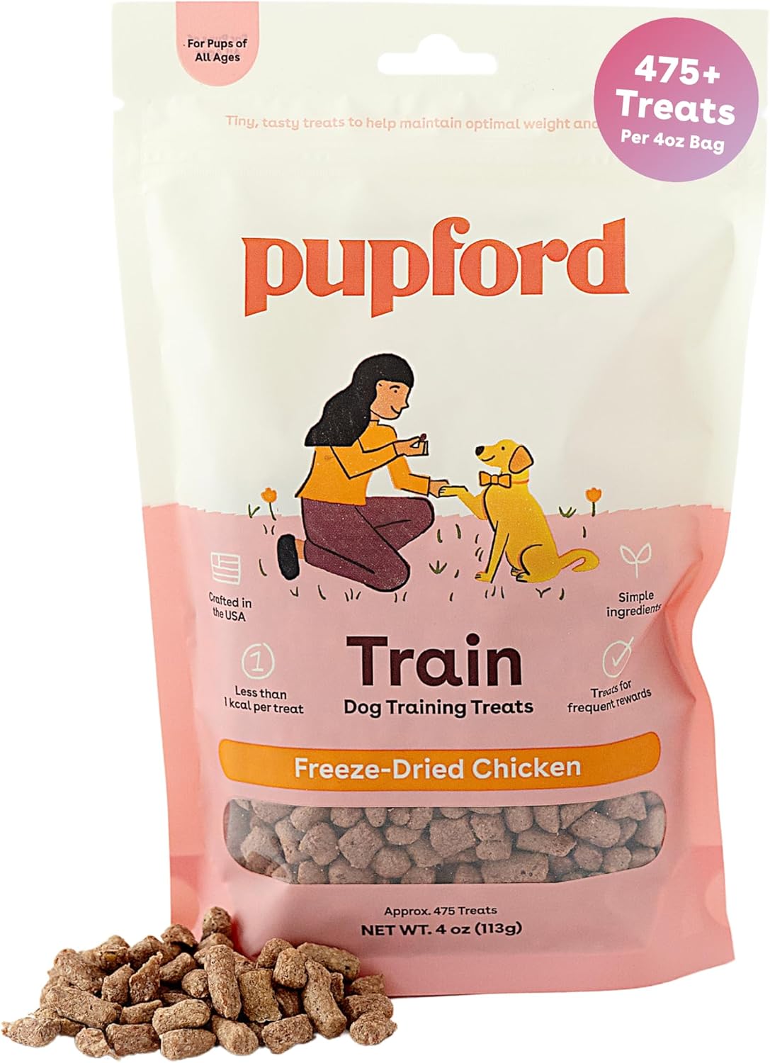 Pupford Chicken Training Bites, 475+ Treats