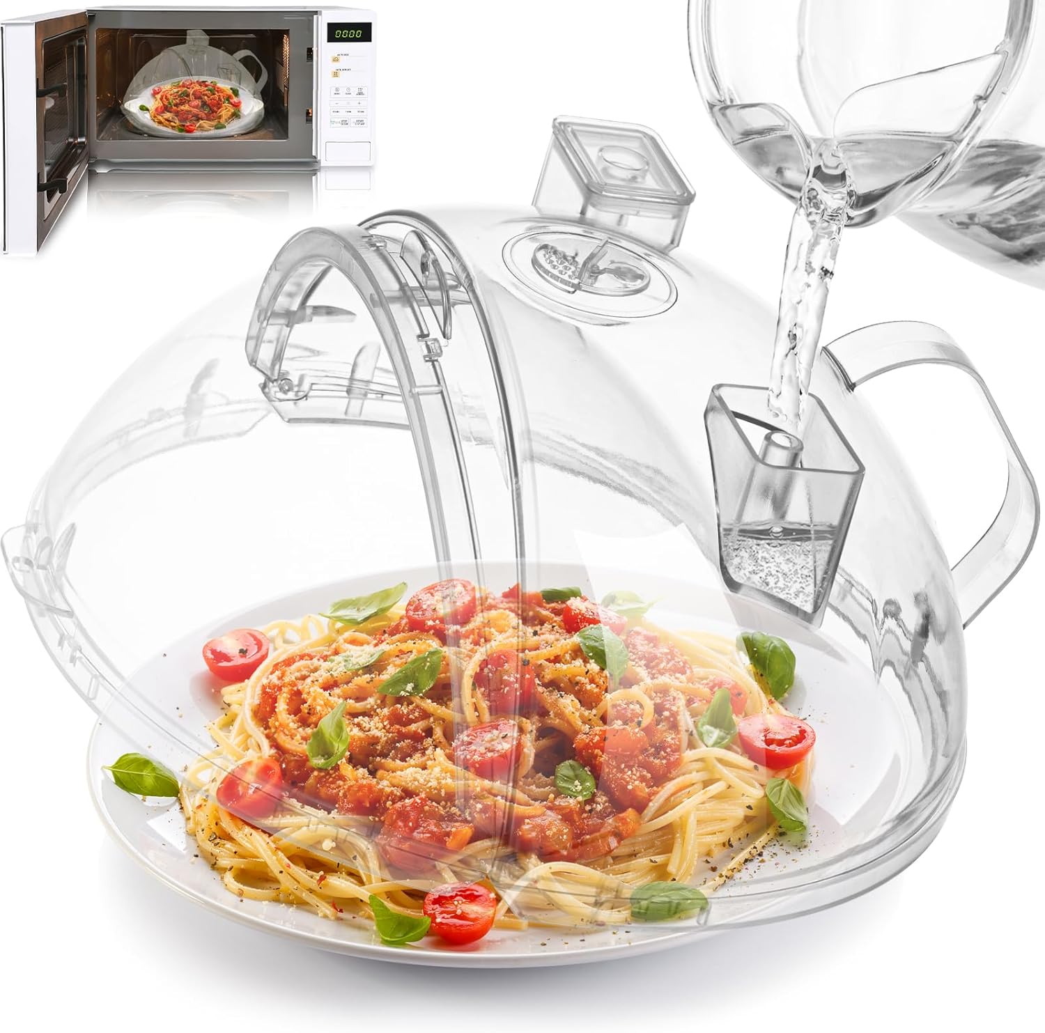 WENWELL 12 Foldable Microwave Splatter Cover