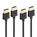 Ultra Thin HDMI Cable 2-Pack 3 ft - Slim 4K@60Hz Cables