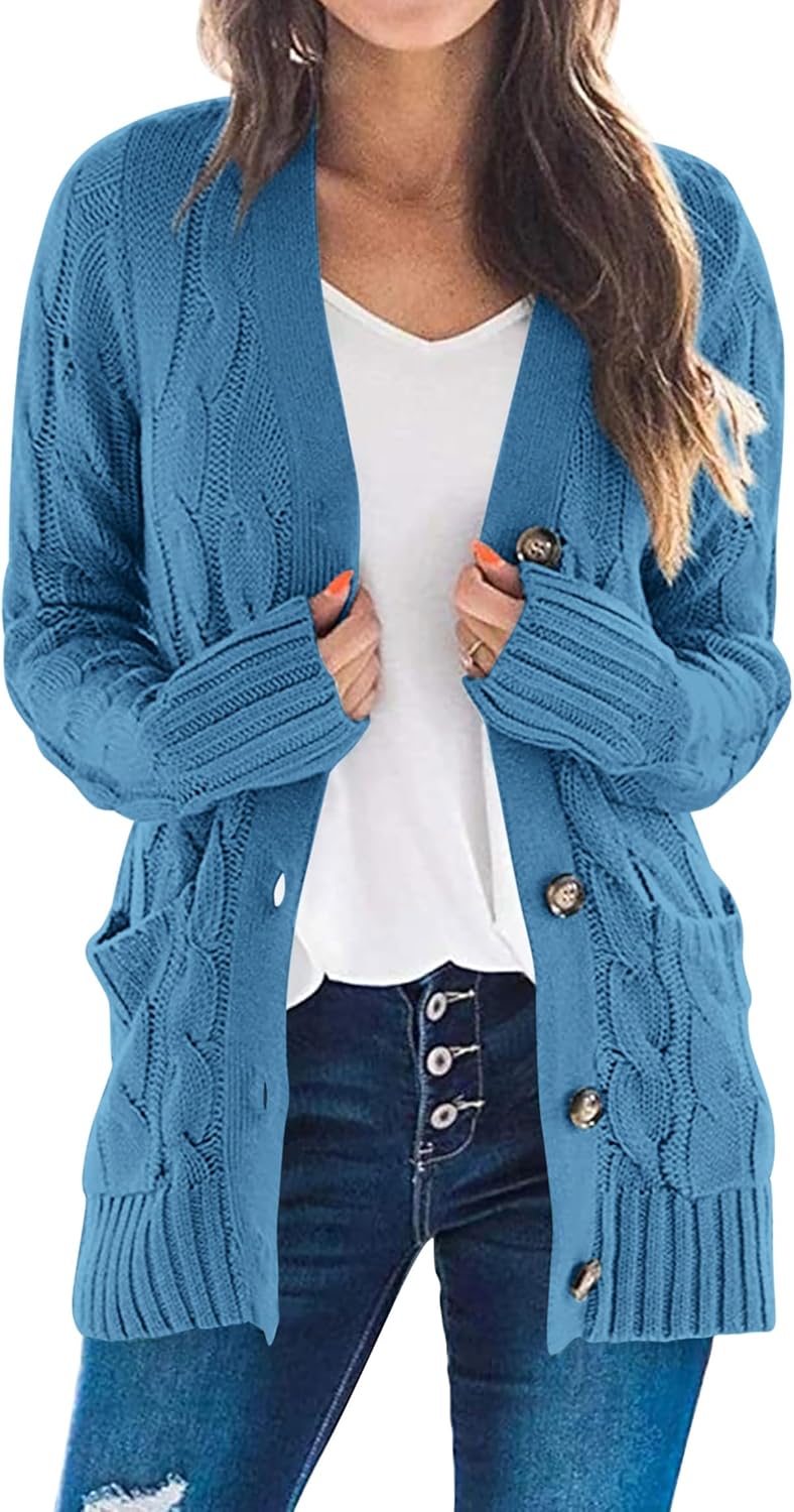 PRETTYGARDEN Women's Open Front Cardigan for Cozy Fall Fashion