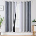 Estelar Textiler Ombre Blackout Curtains 52Wx72L 2 Panels - Full