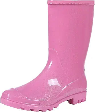 Evshine Women's Mid Calf Rain Boots for Stylish Wet Weather Wear
