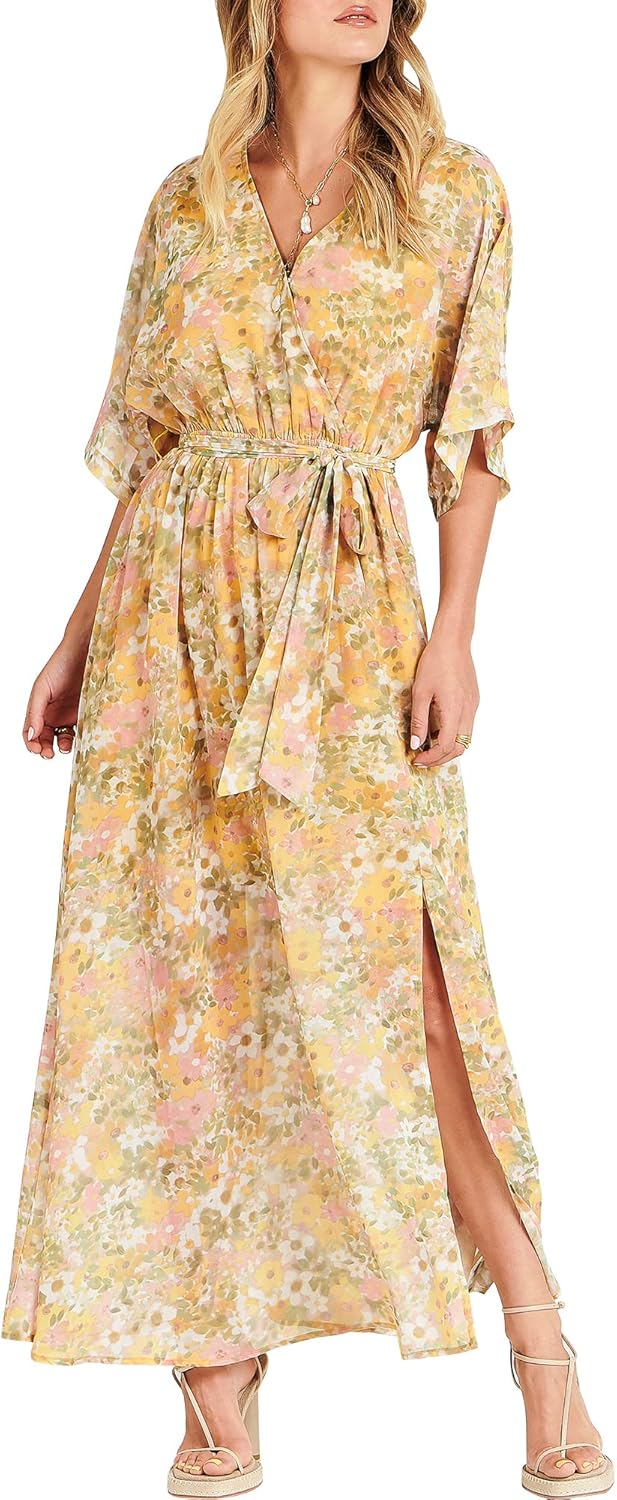 ANRABESS Womens Summer Loose Boho Flowy Maxi Dresses Review