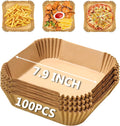 Air Fryer Disposable Paper Liners Square 7.9 in - Easy Cleanup