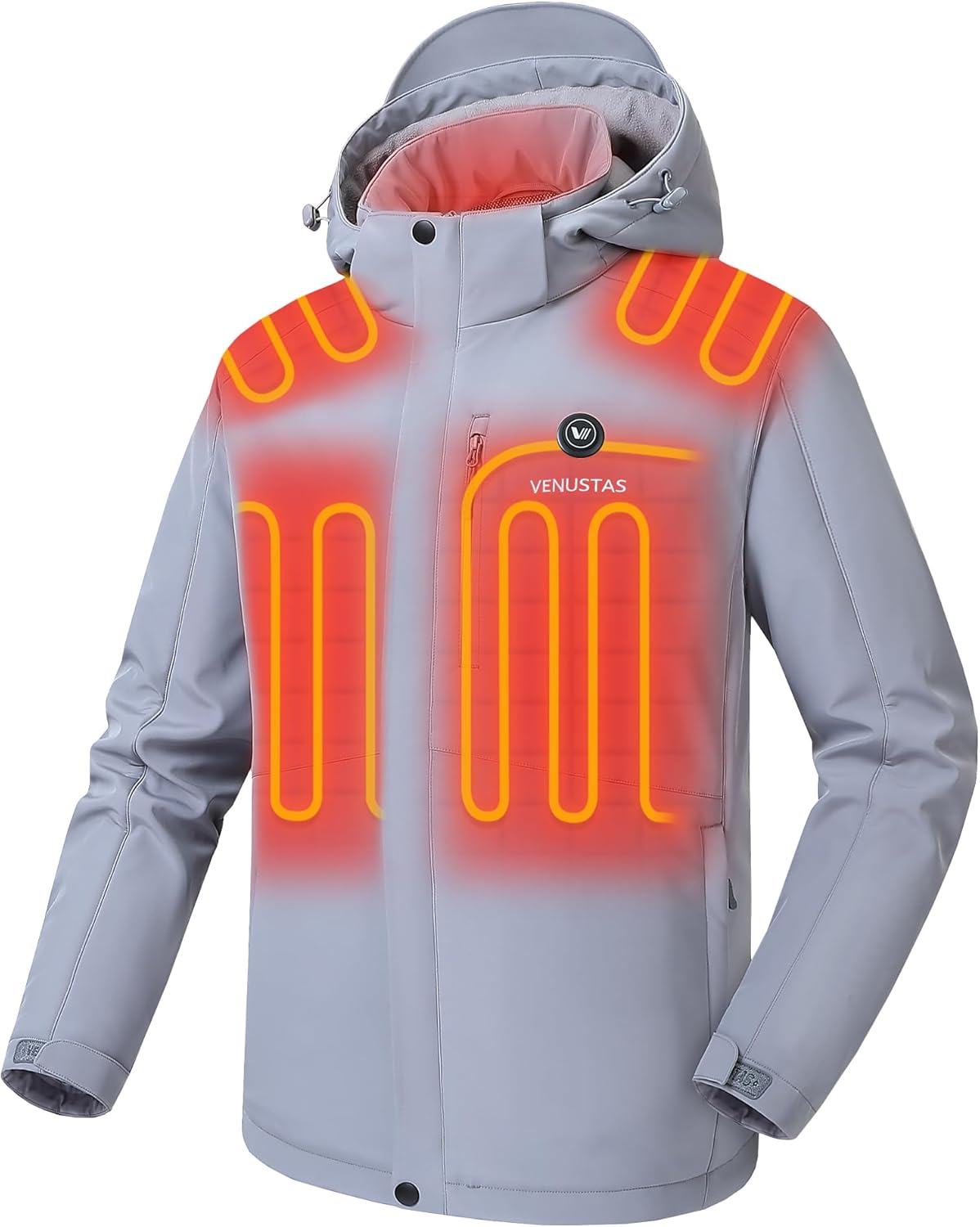 Venustas Men's Heated Jacket: Ultimate Warmth and Comfort