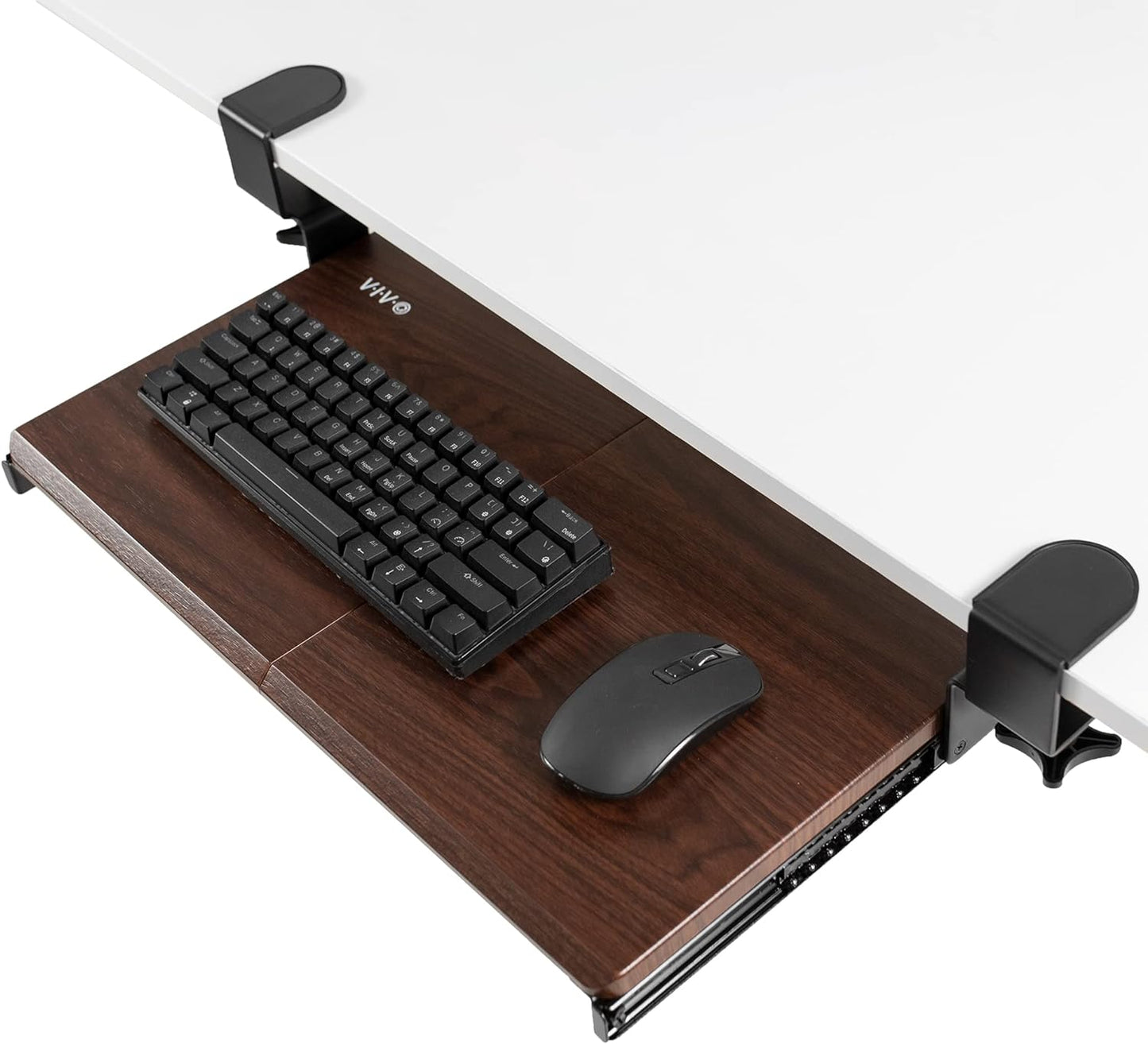 VIVO Small Keyboard Tray for Ergonomic Under Desk Setup