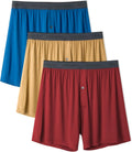 Mens Bamboo Rayon Boxers - Breathable, Silky Comfort