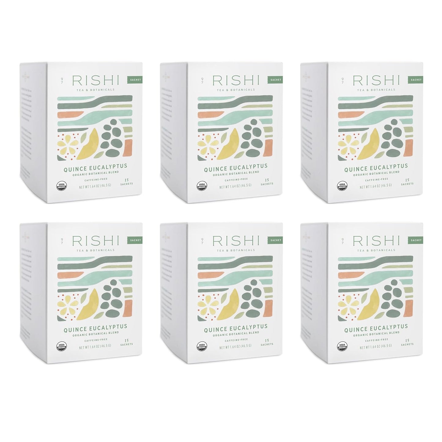 Rishi Tea Quince Eucalyptus Herbal Tea - Caffeine Free Blend
