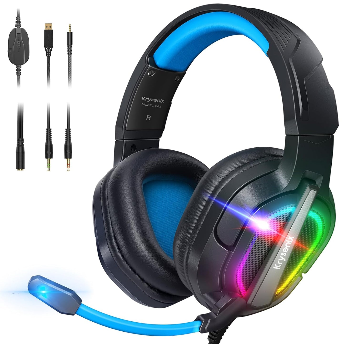 Immerse in Ultimate Gaming Sound with Krysenix Headset!