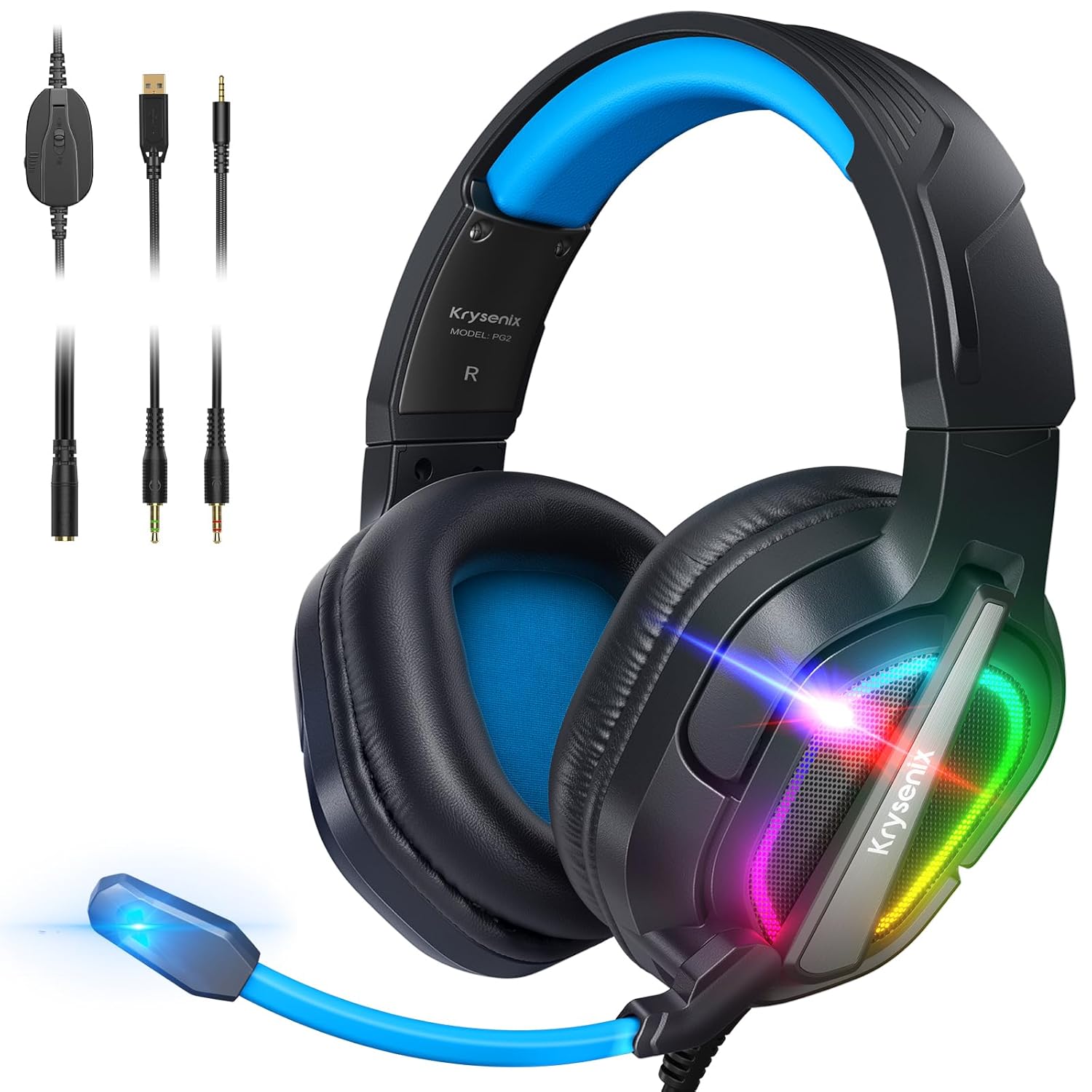 Immerse in Ultimate Gaming Sound with Krysenix Headset!