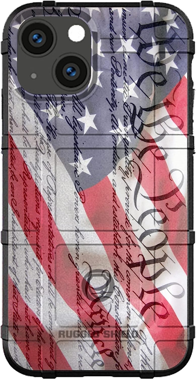 EGO TACTICAL Rugged Shield Case for iPhone 16 Plus - Patriotic Style