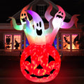 Halloween Inflatables Pumpkin Ghost Outdoor Decorations 6ft Giant