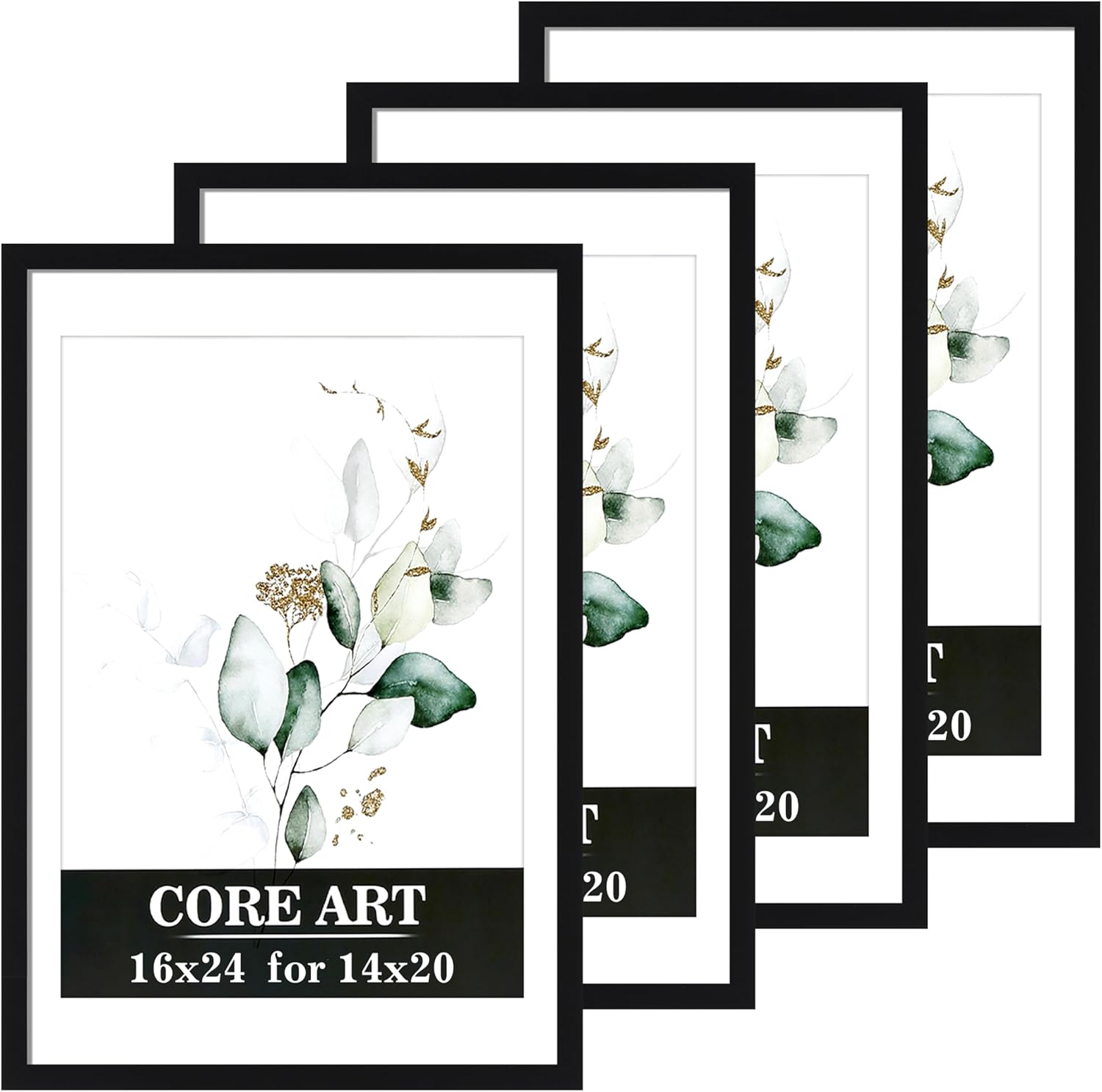 CORE ART 16x24 Frame Set of 4 for Stunning Wall Displays