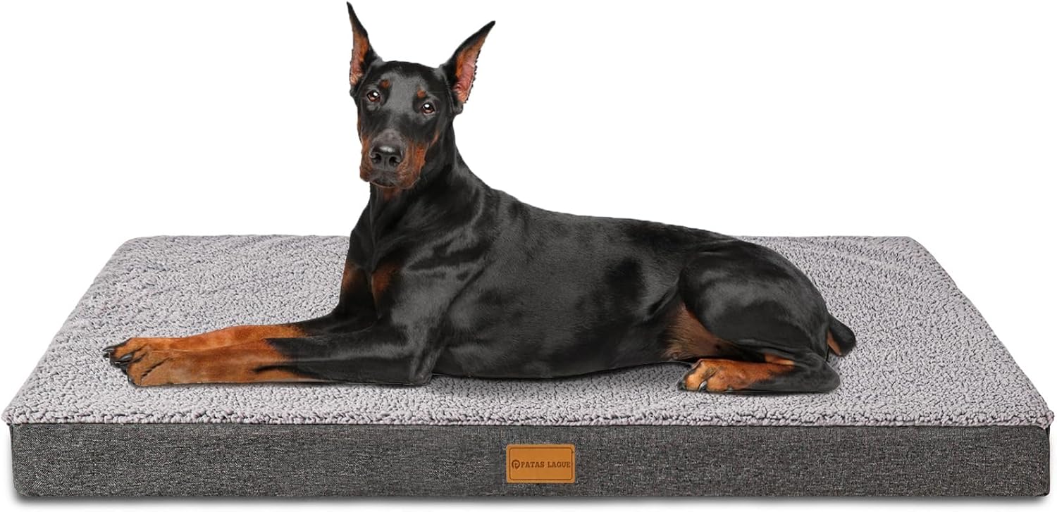 Orthopedic Jumbo Dog Bed for Large Dogs with Soft Foam