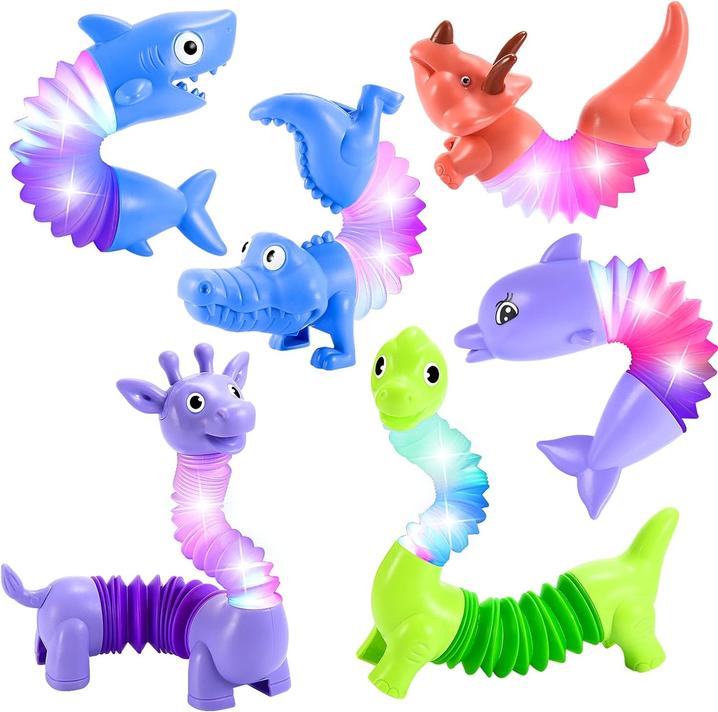 LED Animal Pop Tubes: Sensory Fun for Toddlers
