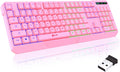 KLIM Chroma Wireless Gaming Keyboard - 2024 Edition - Long Battery Life