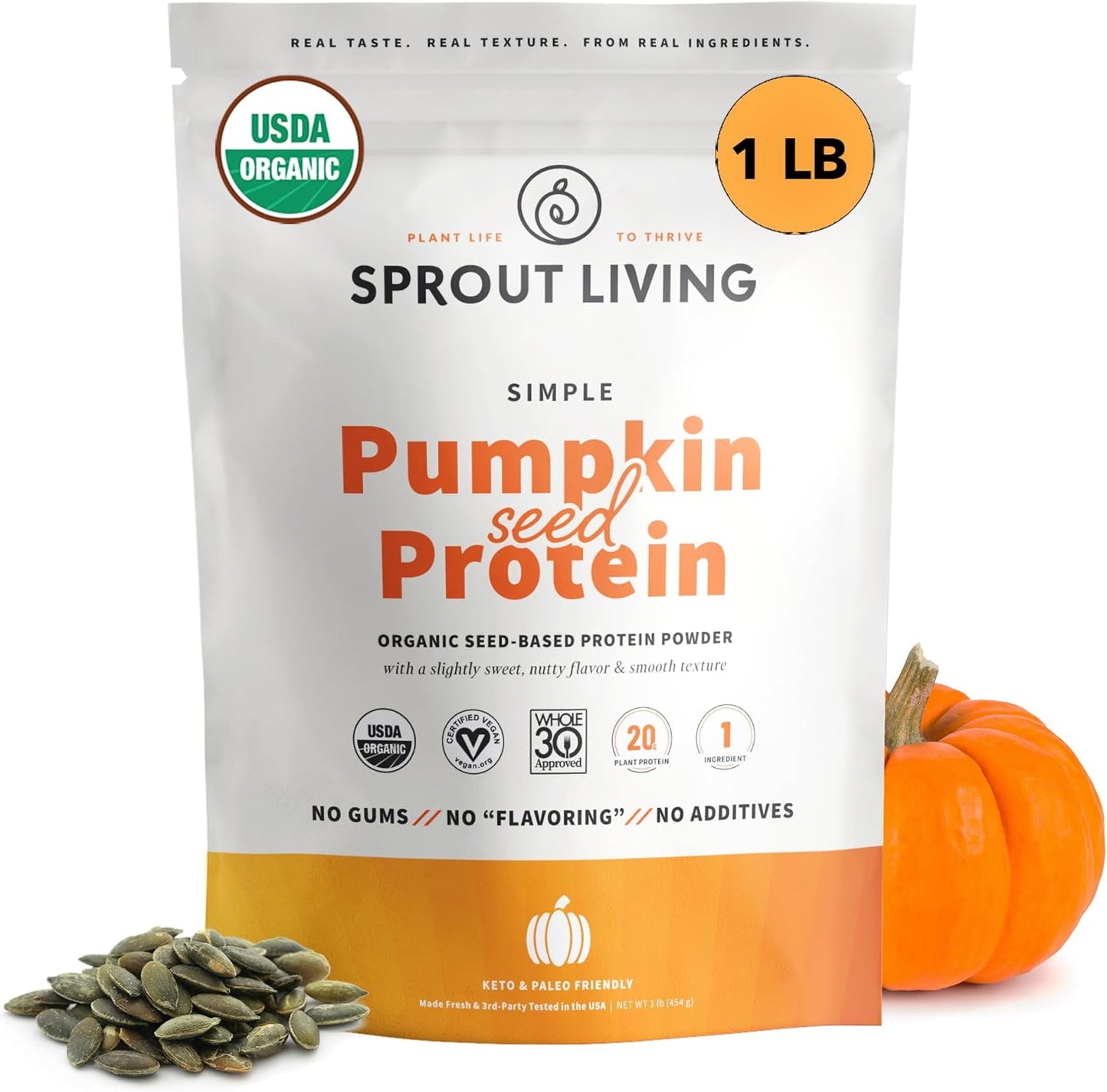 Organic Pumpkin Seed Protein Powder - Pure Plant Based Protein