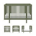 babyletto Pogo 8-in-1 All-Stages Convertible Crib - Grows with Baby