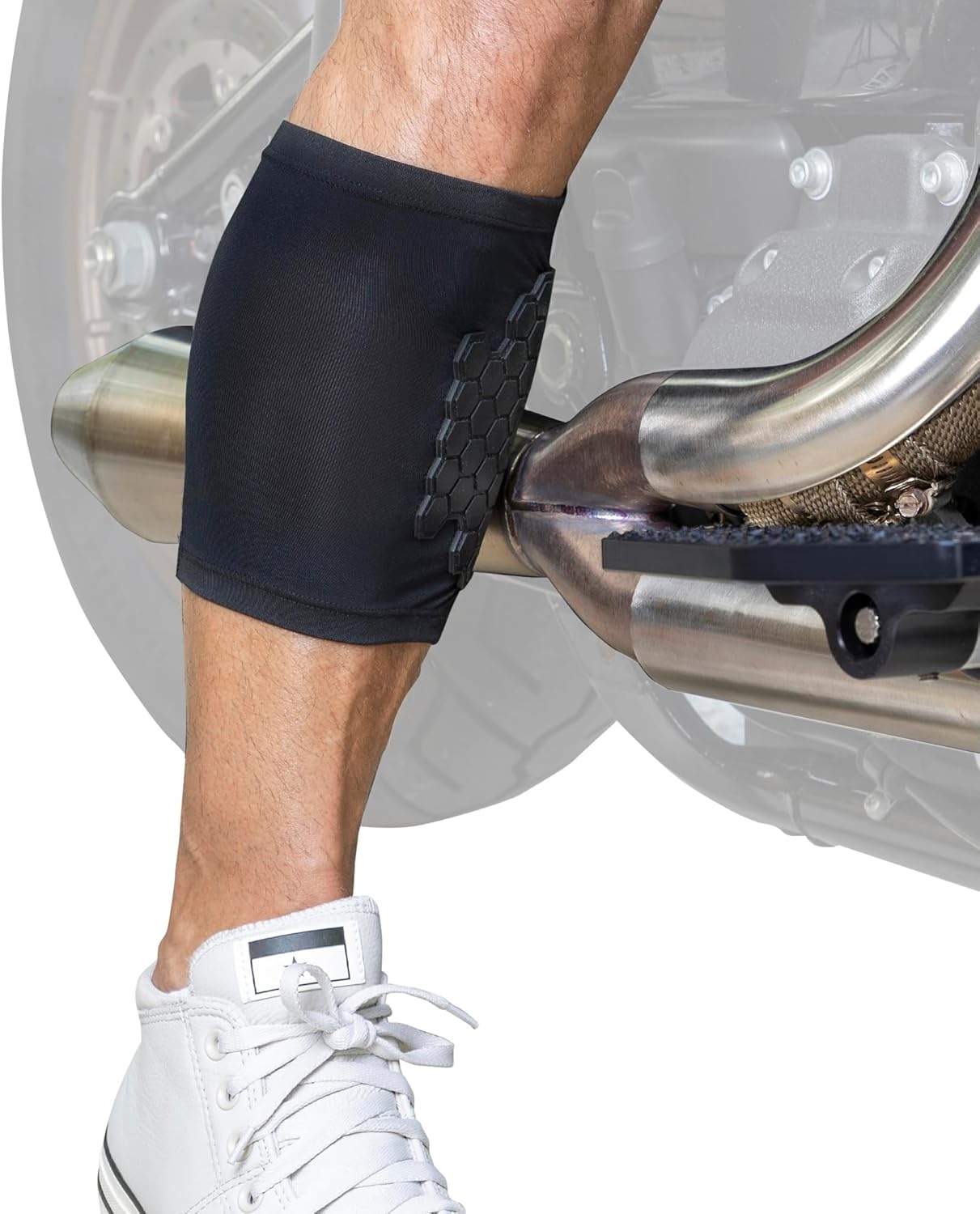BurnJacket Max Motorcycle Exhaust Pipe Protective Sleeve Leg Guard