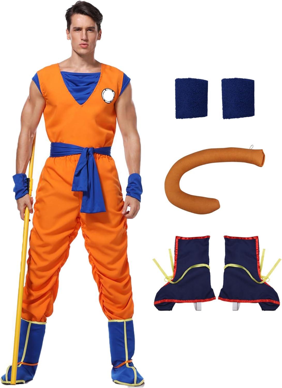 Anime Costume Kids Dragon Cosplay Dress Up Full Outfit Set