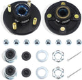 Trailer Hub Kit 4 on 4ft for 2000 lb 1ft BT8 Axle - Prelubricated Set