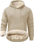 Flygo Men's Casual Fleece Sherpa Lined Hoodie Review