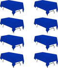 Royal Blue Tablecloths 60 x 102 in for 6 ft Tables - Reusable Linen