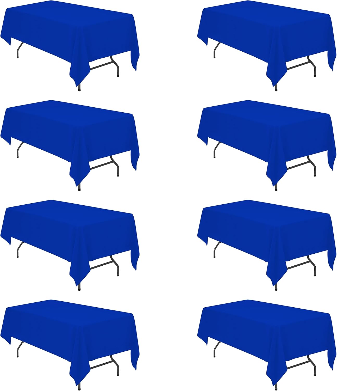 Premium Royal Blue Tablecloths for 6 Foot Rectangle Tables