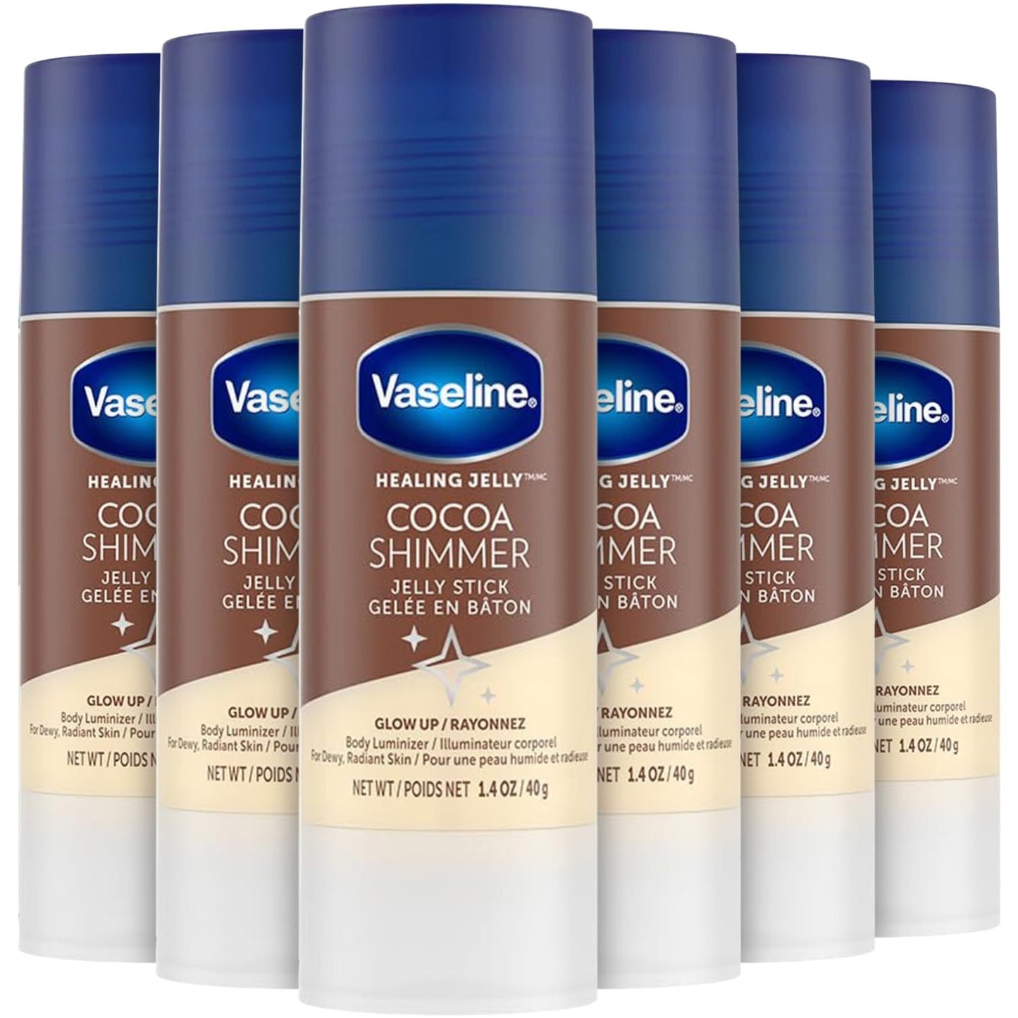 Vaseline Cocoa Shimmer Jelly Stick for Glowing Skin Care