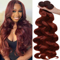 Reddish Brown Body Wave Human Hair Weave for Stunning Styles