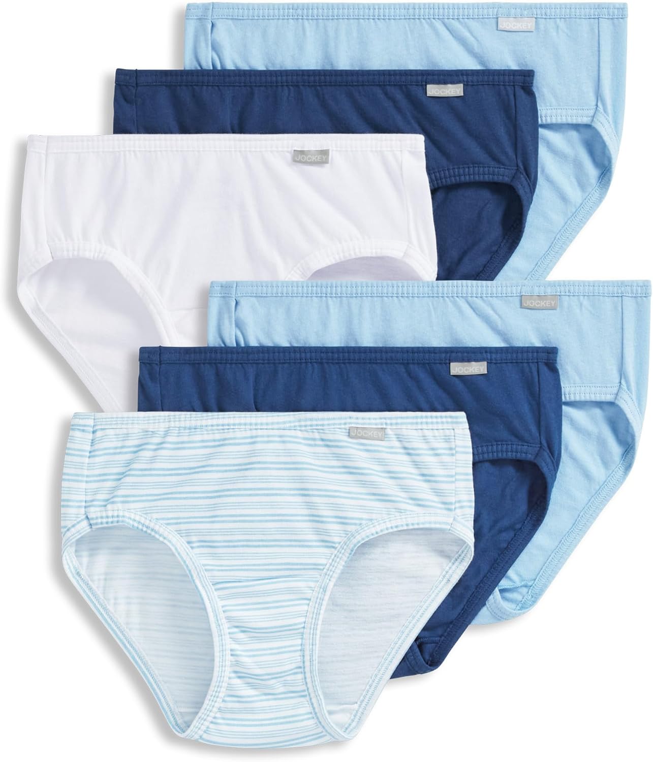 Jockey Women's Elance Bikini Underwear - 6 Pack for Comfort