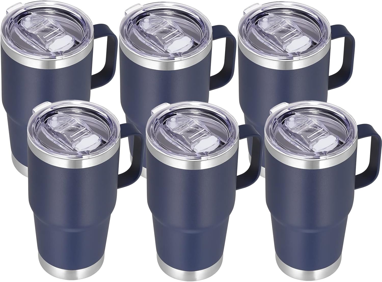 VEGOND 20 oz Tumbler Set with Handle and Straw for Travel