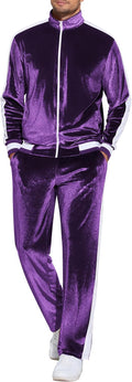 COOFANDY Mens Tracksuit 2 Piece Velour Sweatsuit Set - Comfortable is