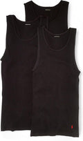 Men's Classic Fit Cotton Tank 3-Pack - Soft Ribbed Comfort