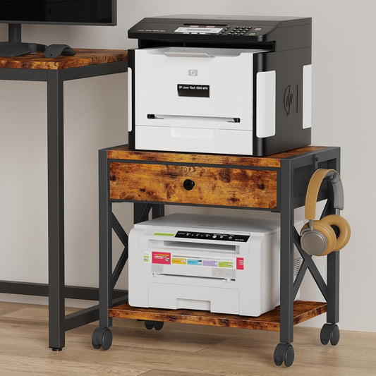 EasyCom Desktop Printer Stand: Organize Efficiently