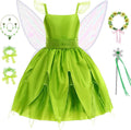 Fairy Costume for Girls Princess Dress with Wings and Accessories