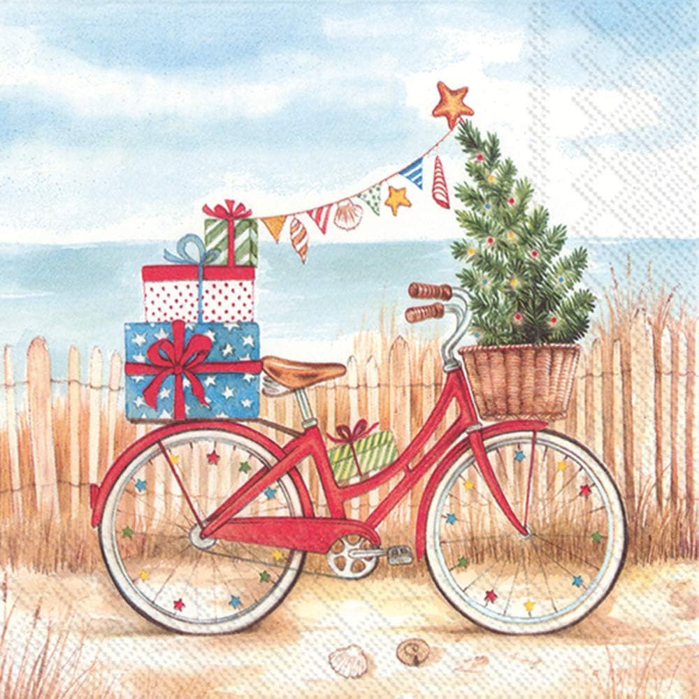 Christmas Seaside Cocktail Napkins by Boston Intl.