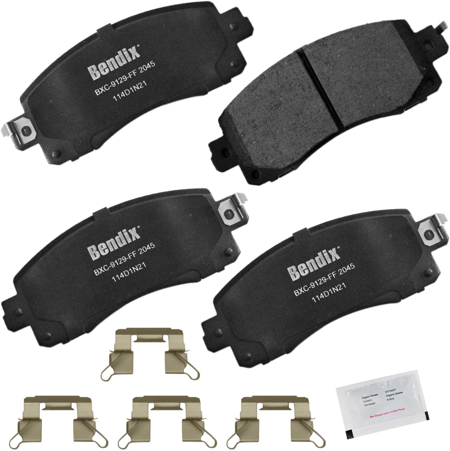 Bendix Priority1 CFC2045 Ceramic Brake Pads for Subaru Vehicles