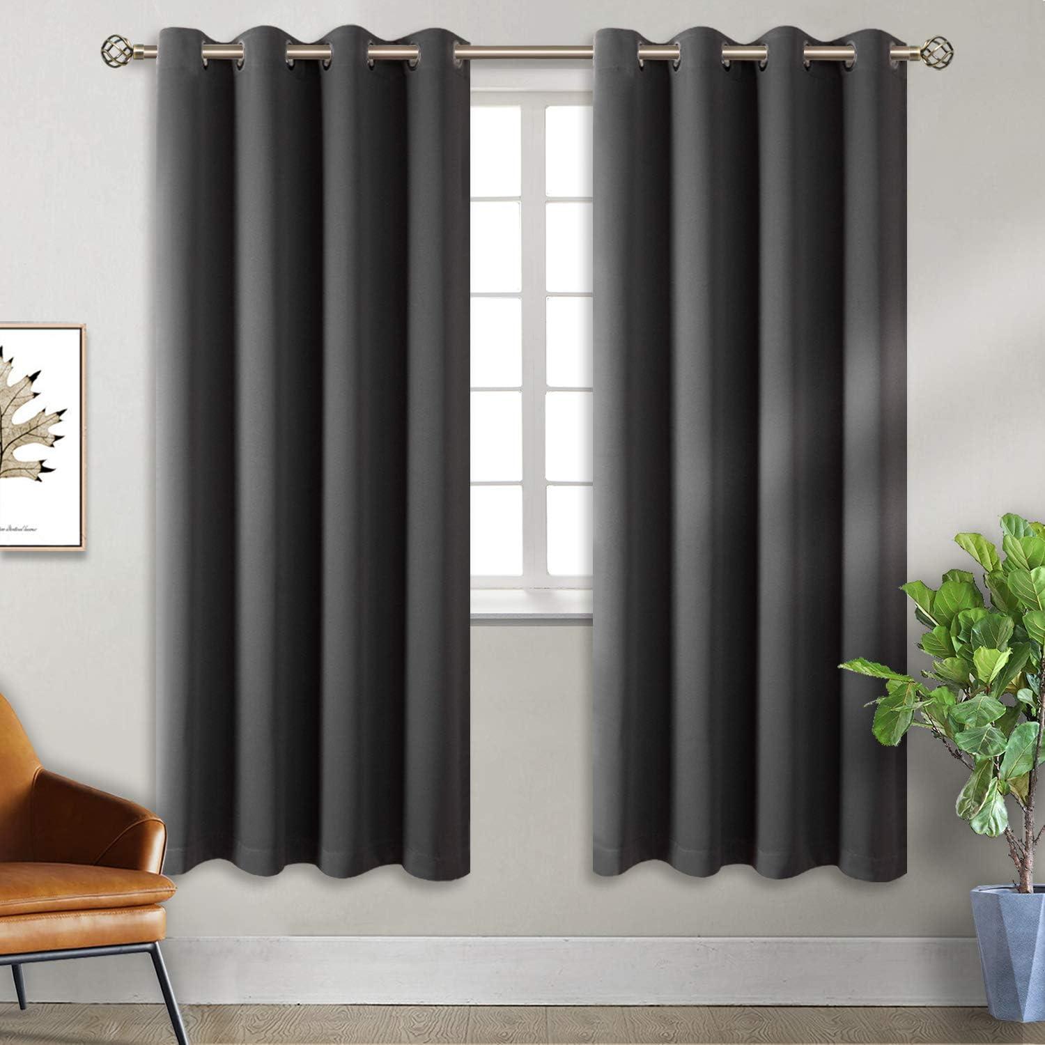 BGment Blackout Curtains for Bedroom - Thermal Insulated Panels