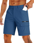 MAGCOMSEN Men's Hiking Cargo Shorts 9in - Quick Dry Lightweight