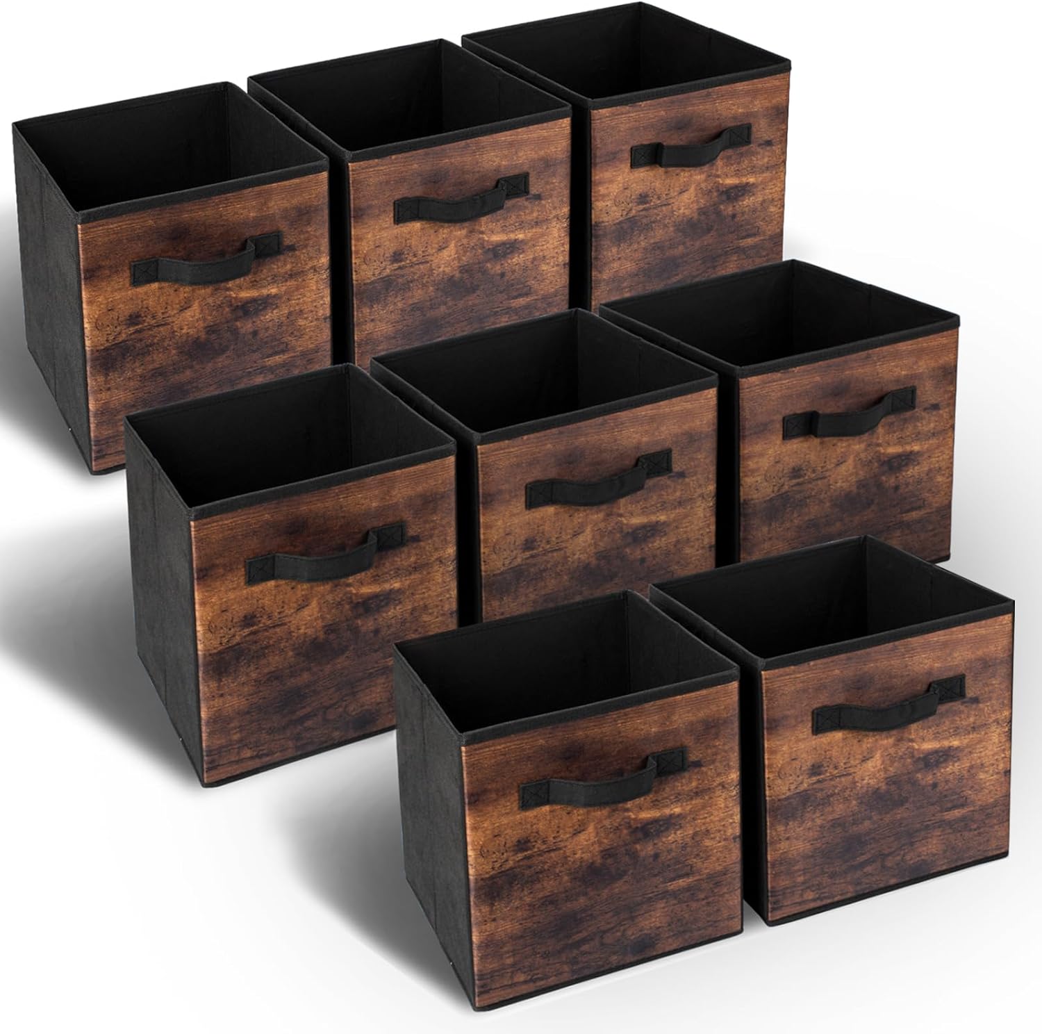 Stylish 13 Inch Fabric Storage Cubes for Home Organization